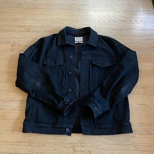 Rag and Bone men’s denim jacket. Black. Size medium.